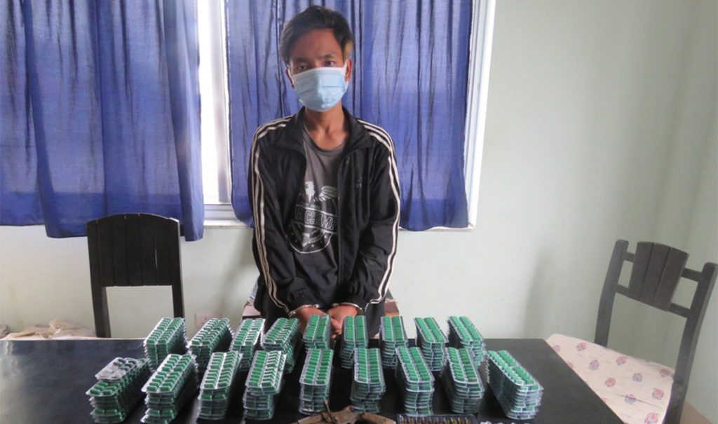 A young boy arrested from Sunsari with weapons and drugs…